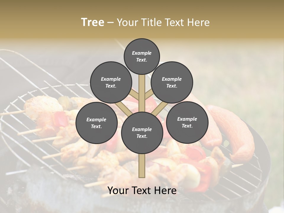 Camp Fiery Bright PowerPoint Template