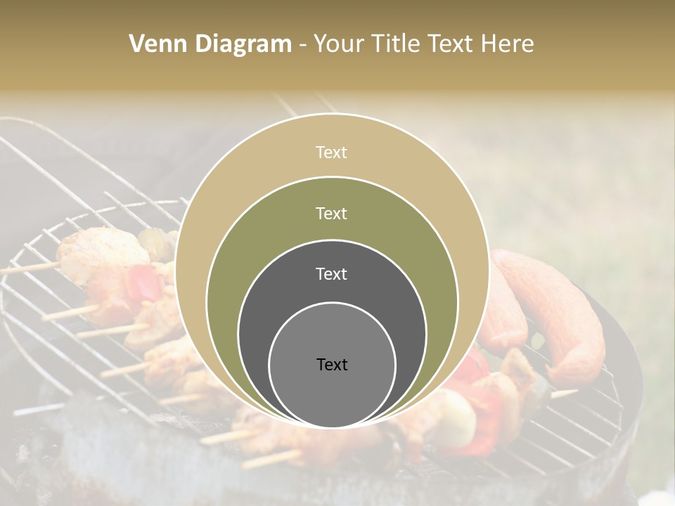 Camp Fiery Bright PowerPoint Template