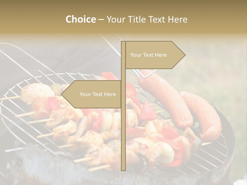 Camp Fiery Bright PowerPoint Template