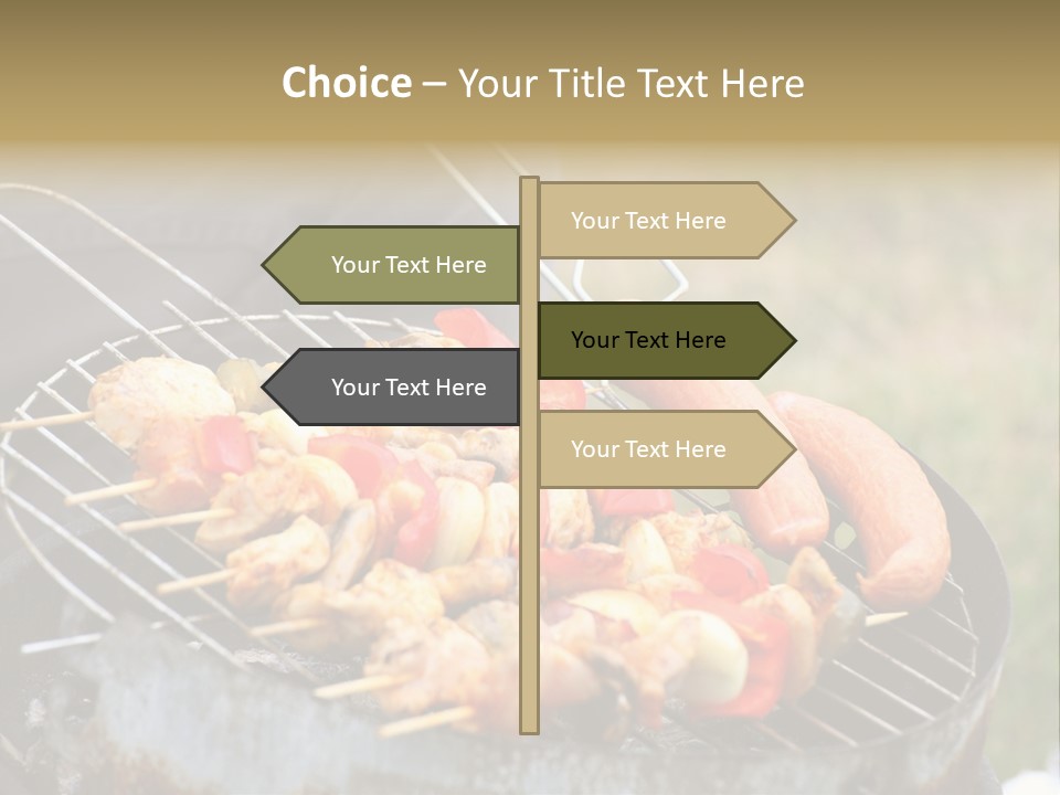 Camp Fiery Bright PowerPoint Template