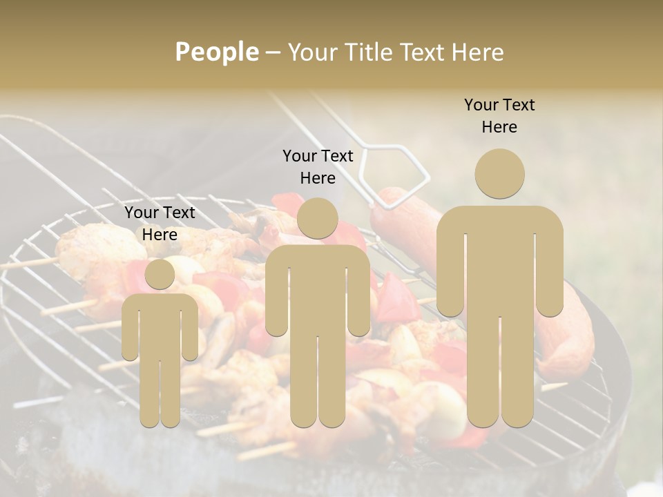 Camp Fiery Bright PowerPoint Template