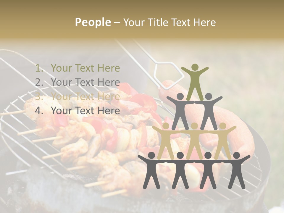 Camp Fiery Bright PowerPoint Template