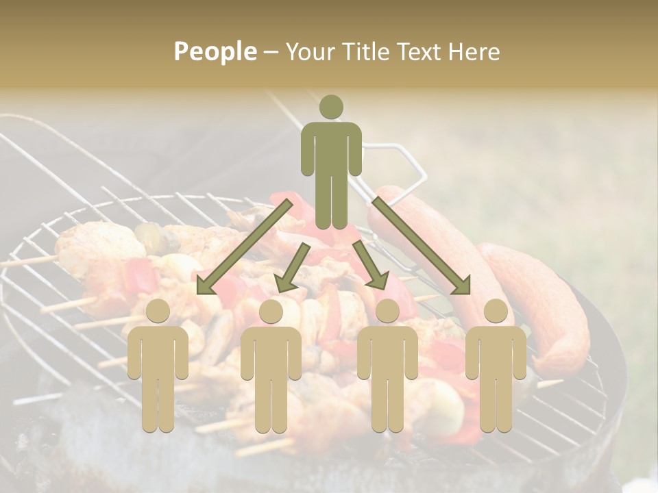 Camp Fiery Bright PowerPoint Template