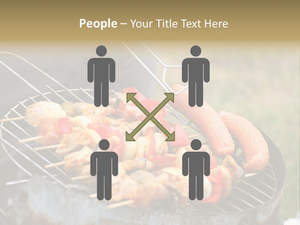 Camp Fiery Bright PowerPoint Template