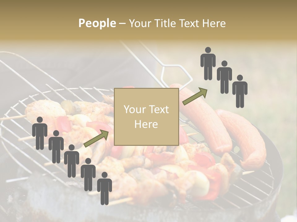 Camp Fiery Bright PowerPoint Template