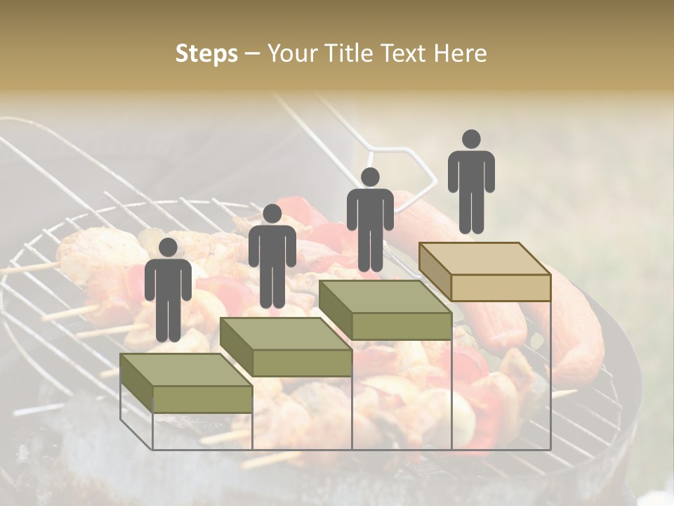 Camp Fiery Bright PowerPoint Template