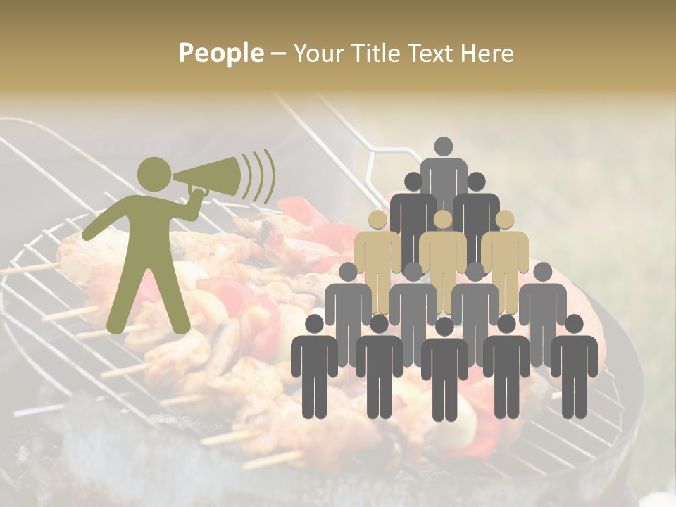 Camp Fiery Bright PowerPoint Template