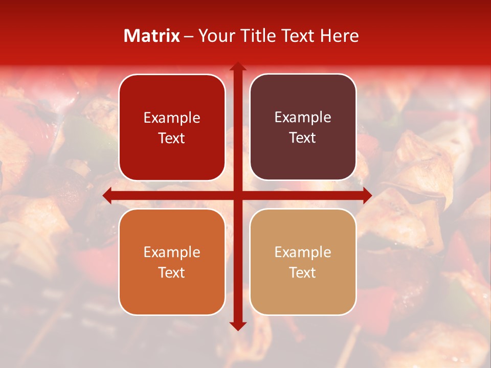 Vegetable Outside Meal PowerPoint Template