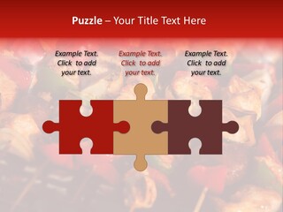 Vegetable Outside Meal PowerPoint Template