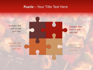 Vegetable Outside Meal PowerPoint Template