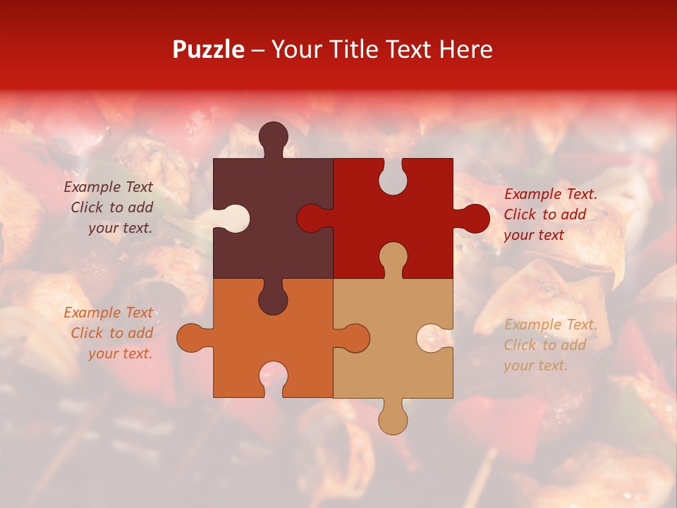 Vegetable Outside Meal PowerPoint Template