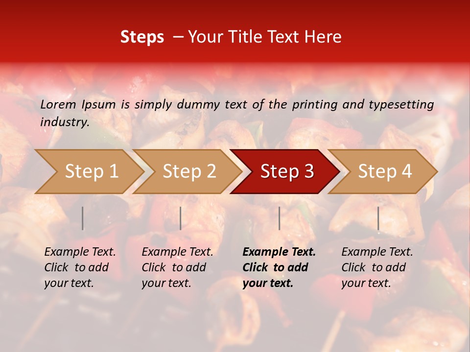 Vegetable Outside Meal PowerPoint Template