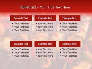 Vegetable Outside Meal PowerPoint Template