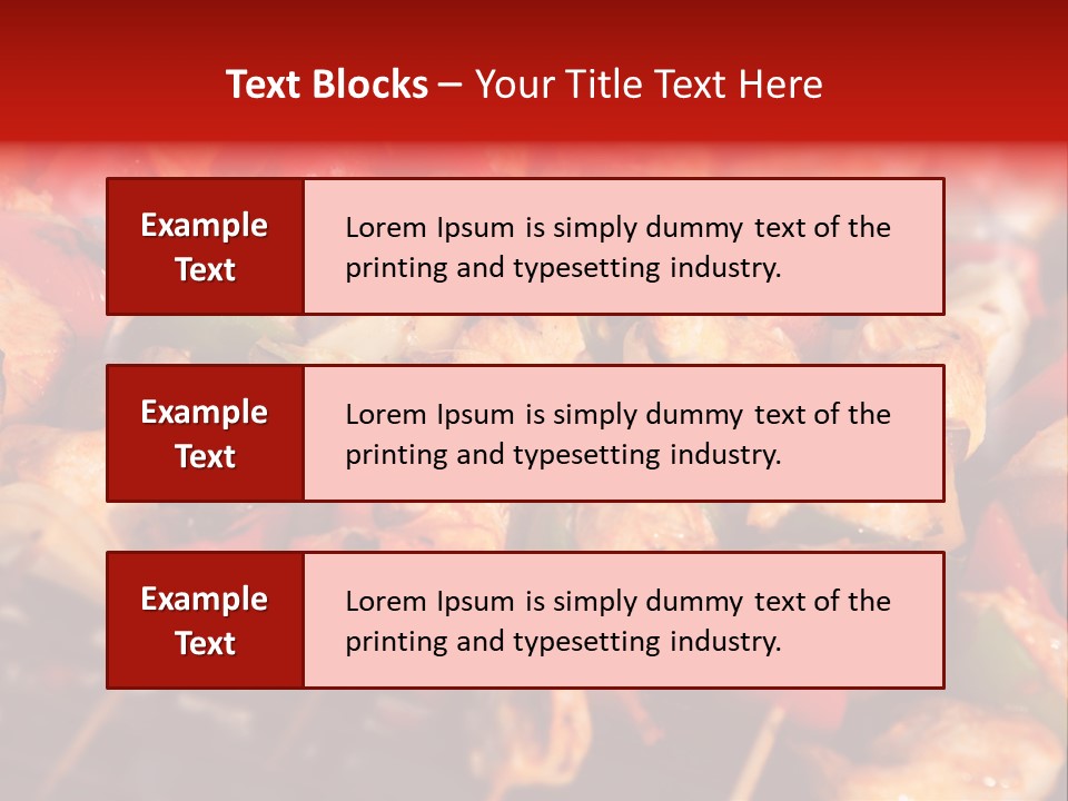 Vegetable Outside Meal PowerPoint Template