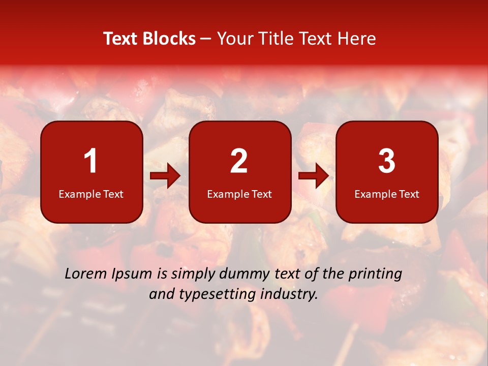 Vegetable Outside Meal PowerPoint Template