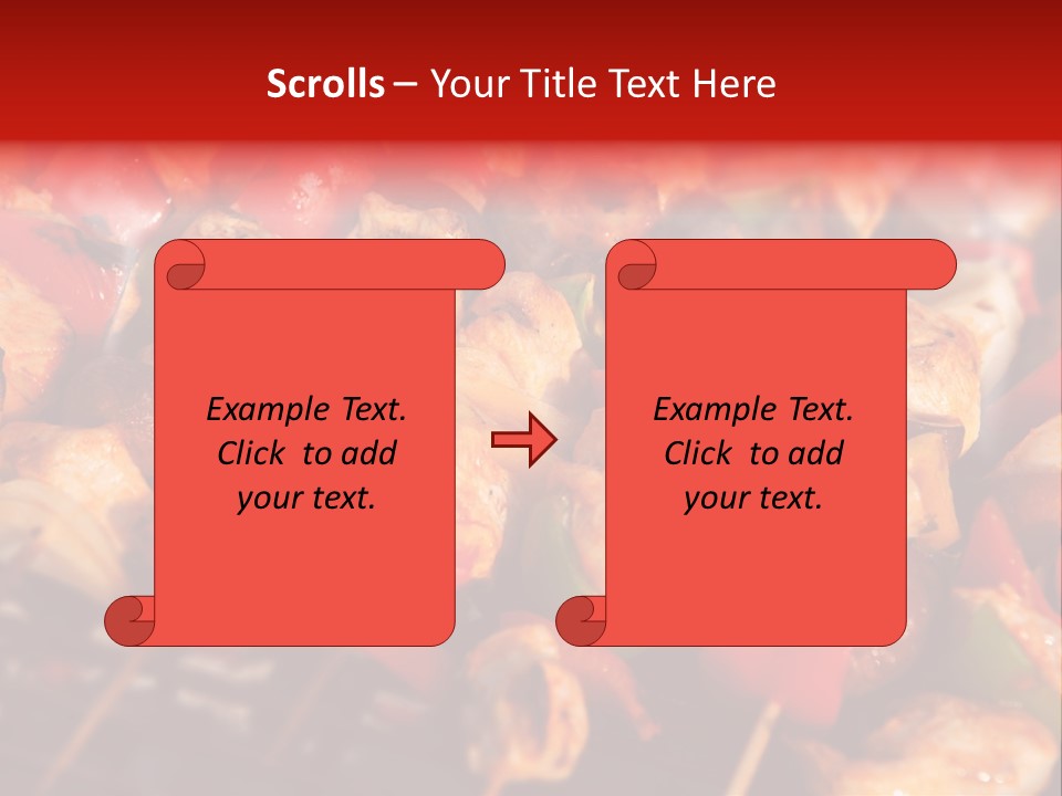 Vegetable Outside Meal PowerPoint Template