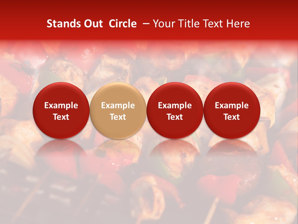 Vegetable Outside Meal PowerPoint Template