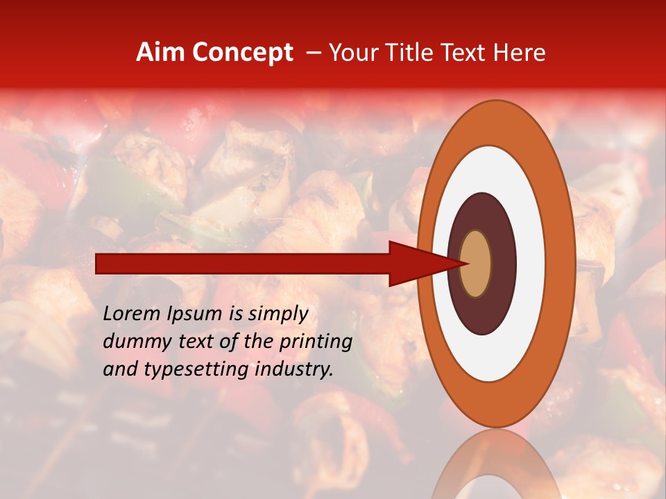 Vegetable Outside Meal PowerPoint Template