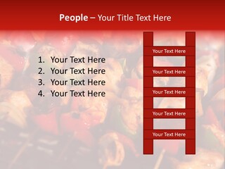 Vegetable Outside Meal PowerPoint Template