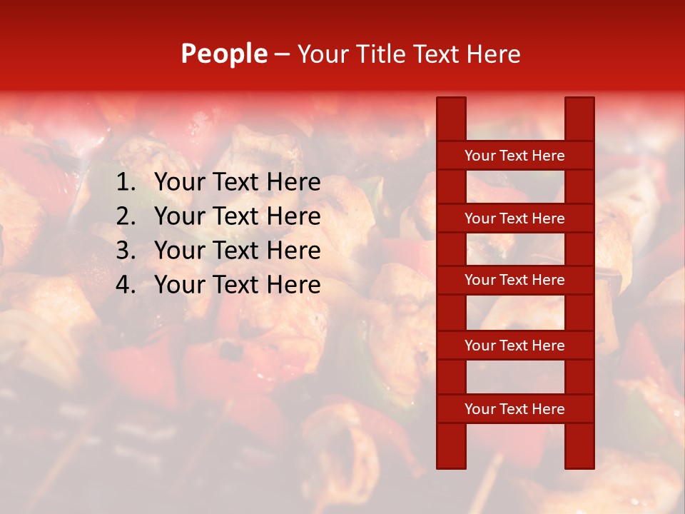 Vegetable Outside Meal PowerPoint Template