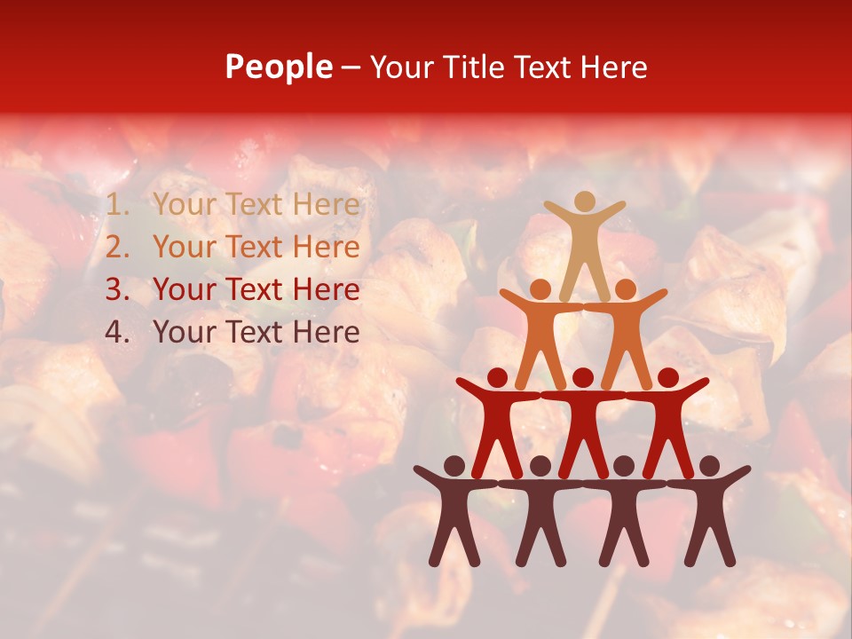 Vegetable Outside Meal PowerPoint Template