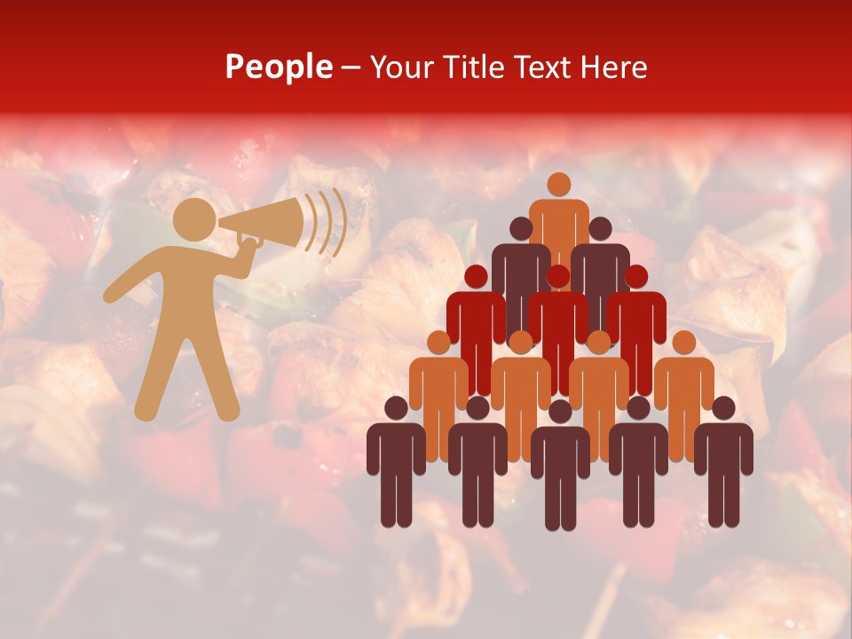 Vegetable Outside Meal PowerPoint Template