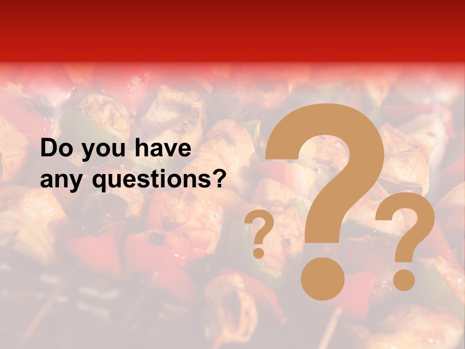 Vegetable Outside Meal PowerPoint Template