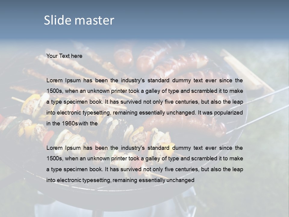 Flame Black Diet PowerPoint Template