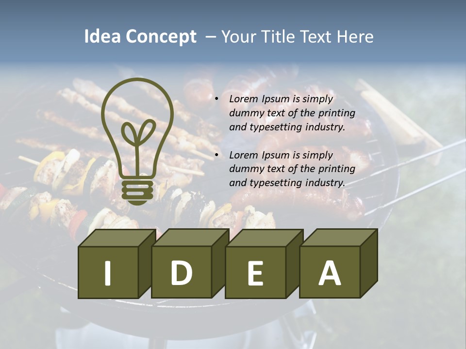 Flame Black Diet PowerPoint Template