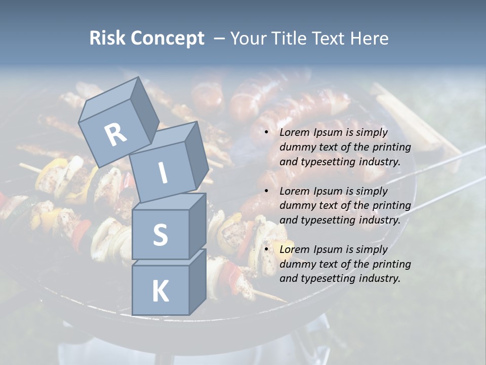 Flame Black Diet PowerPoint Template