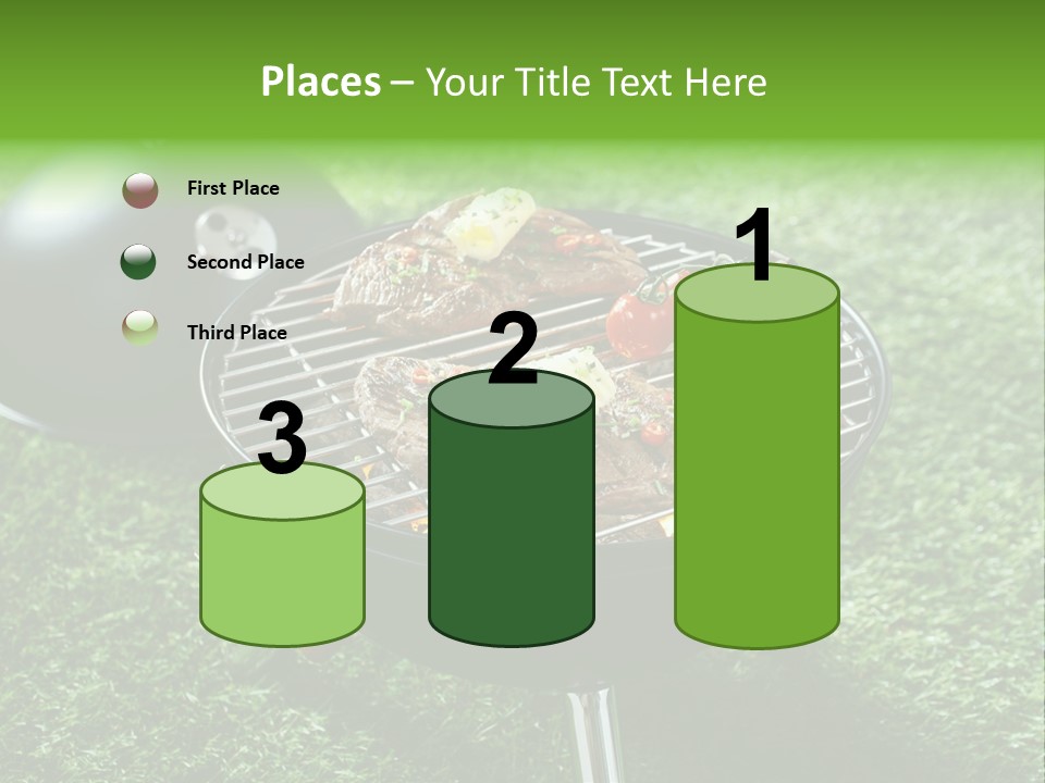 Green Sirloin Cooking PowerPoint Template