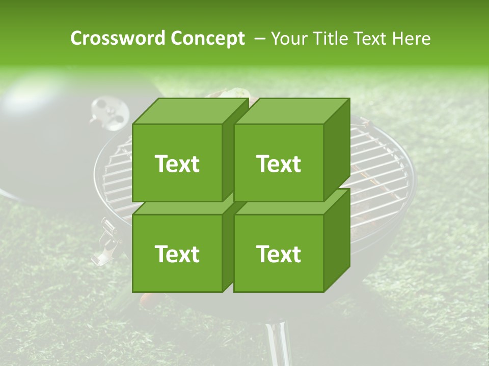 Green Sirloin Cooking PowerPoint Template