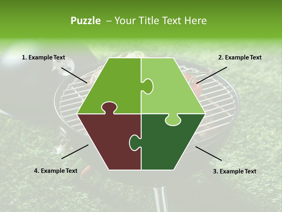 Green Sirloin Cooking PowerPoint Template