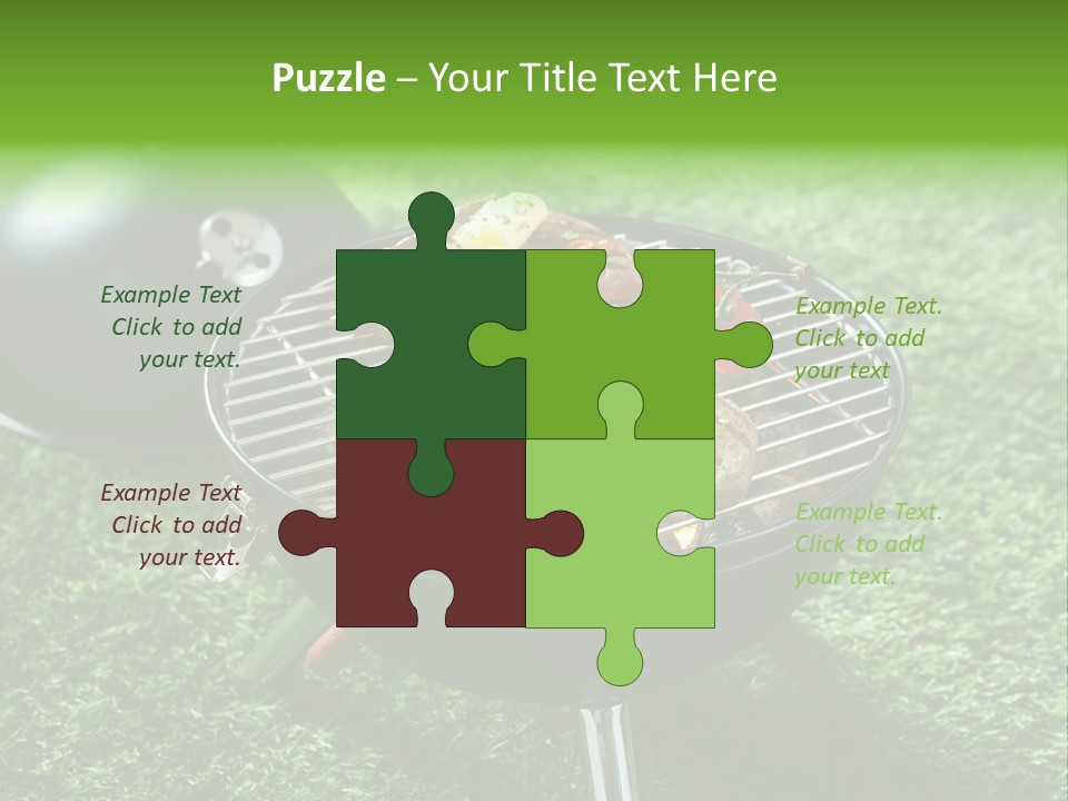 Green Sirloin Cooking PowerPoint Template