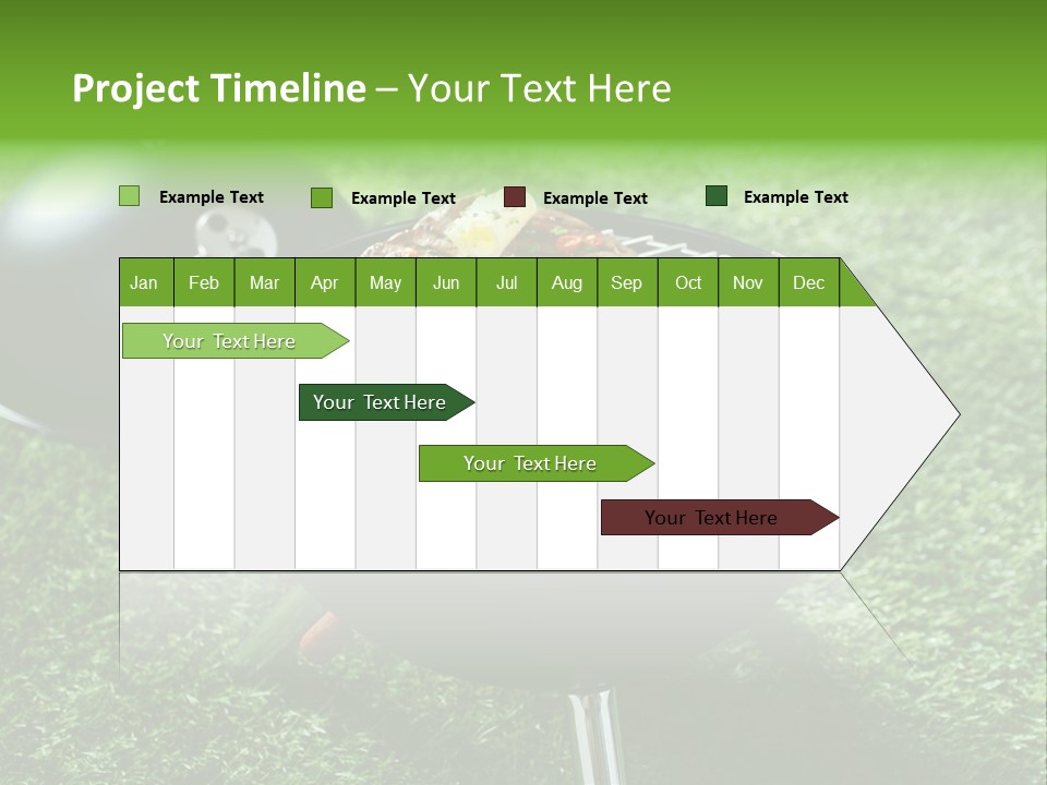 Green Sirloin Cooking PowerPoint Template