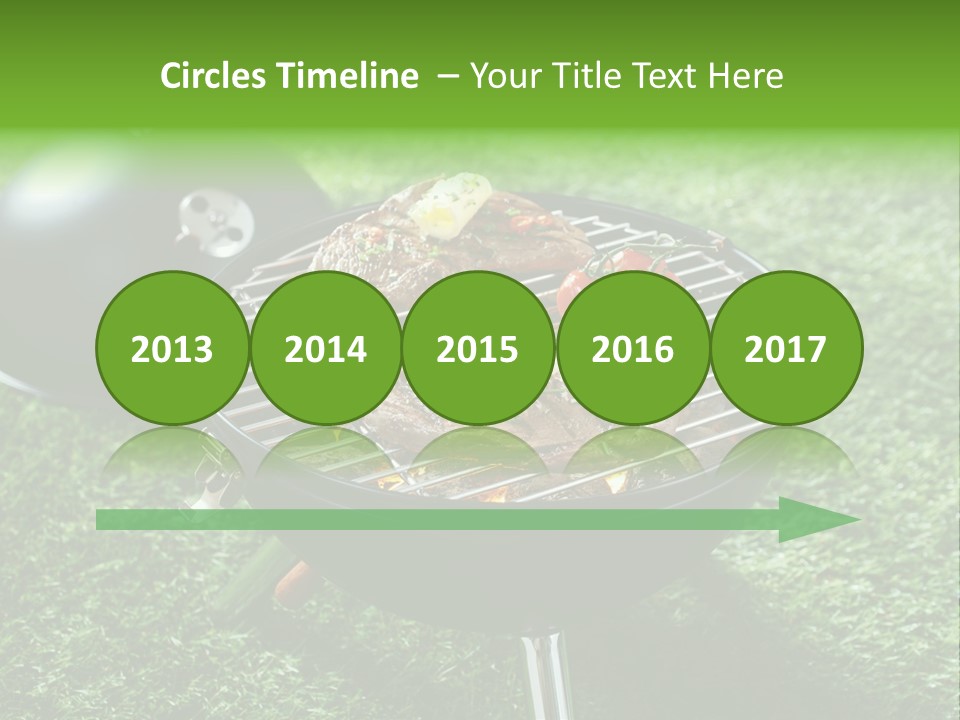 Green Sirloin Cooking PowerPoint Template