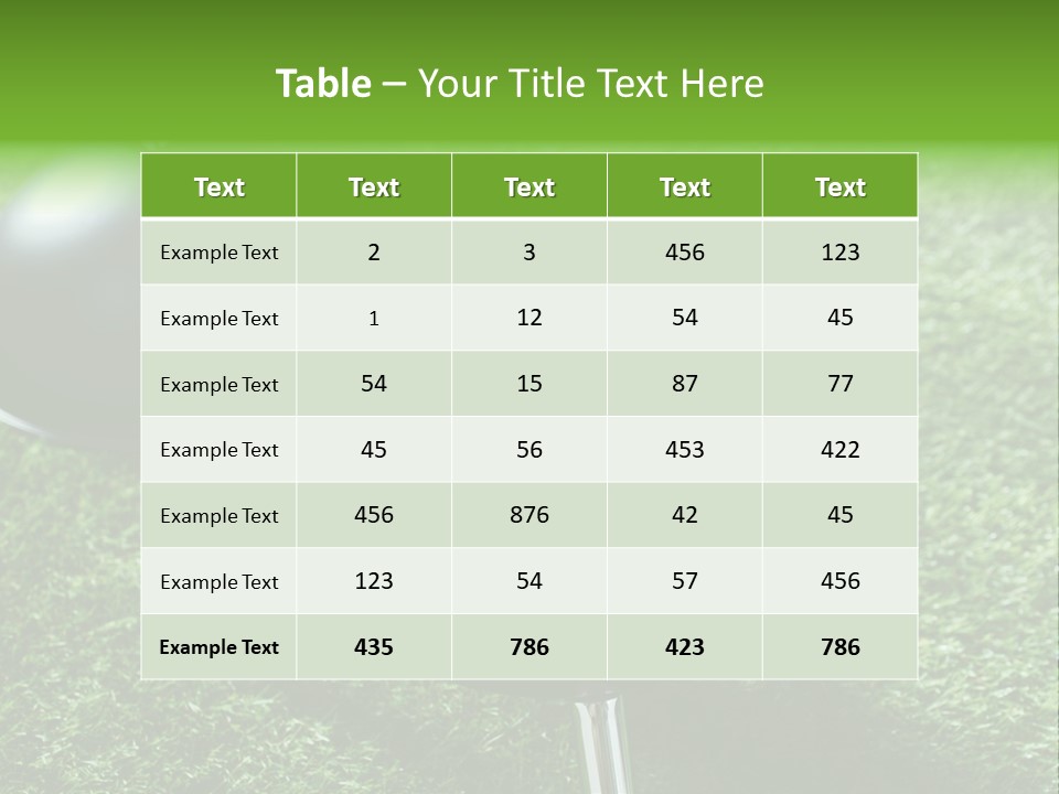 Green Sirloin Cooking PowerPoint Template