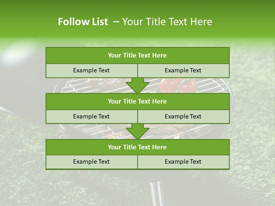 Green Sirloin Cooking PowerPoint Template