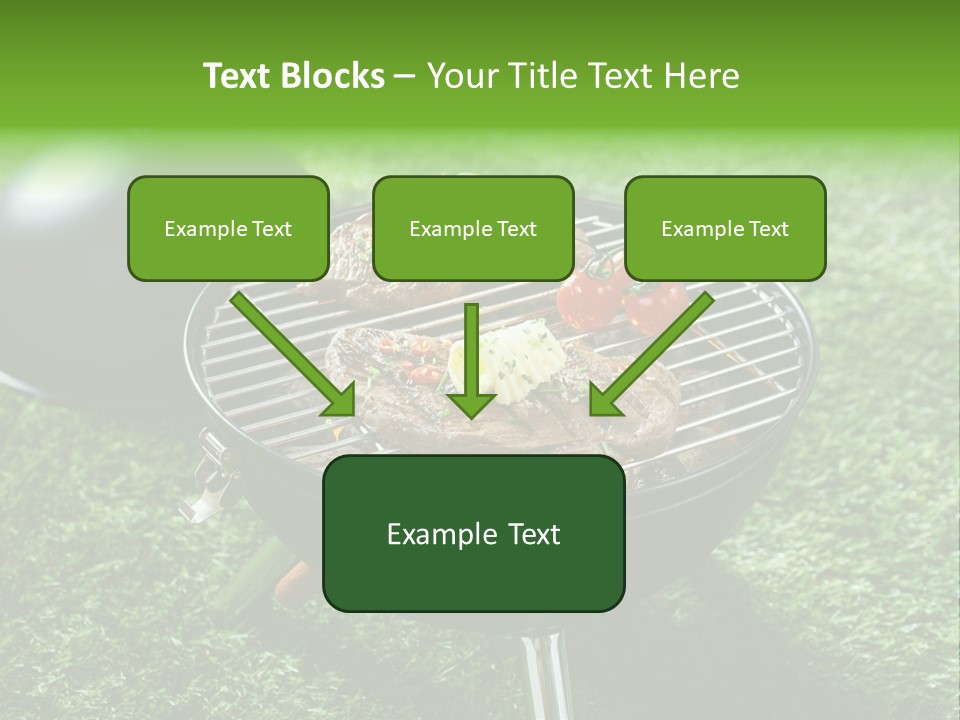 Green Sirloin Cooking PowerPoint Template