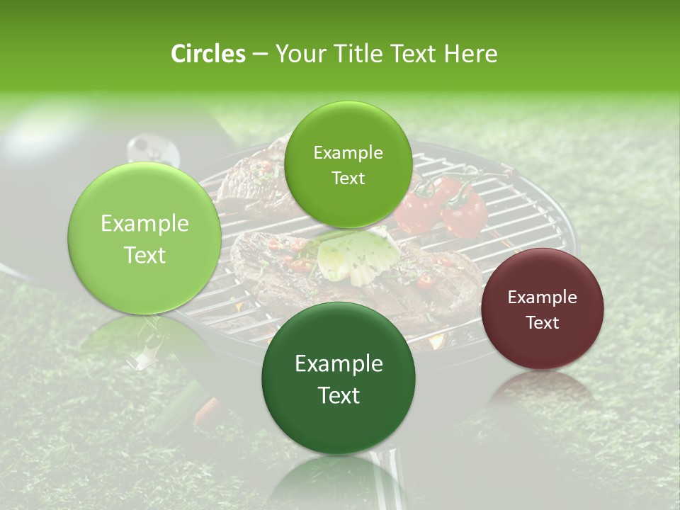 Green Sirloin Cooking PowerPoint Template