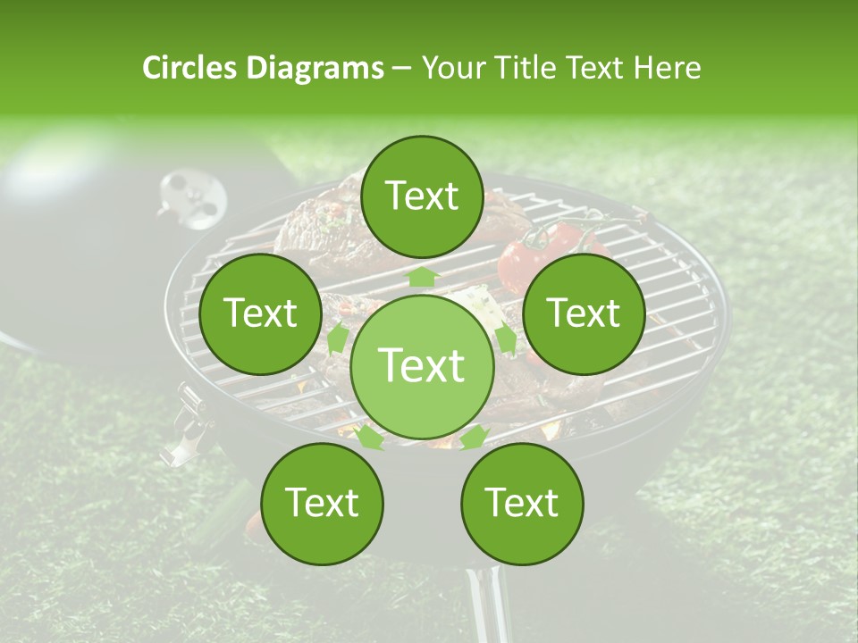 Green Sirloin Cooking PowerPoint Template