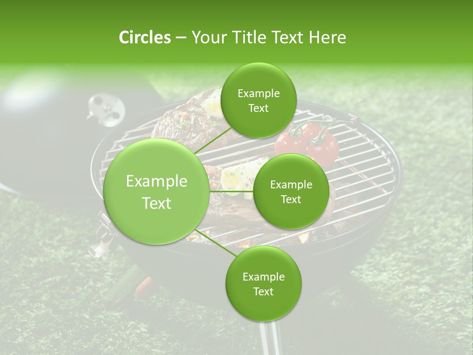Green Sirloin Cooking PowerPoint Template