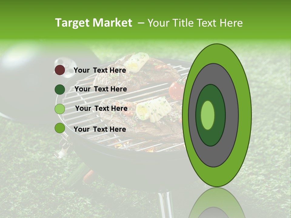 Green Sirloin Cooking PowerPoint Template