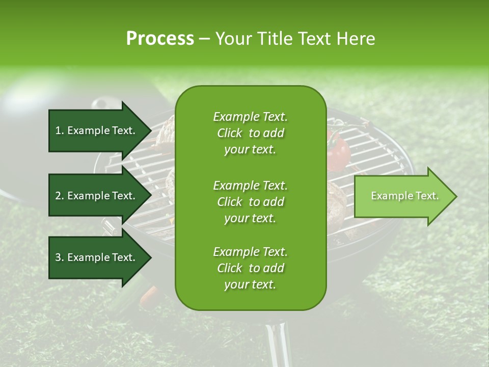 Green Sirloin Cooking PowerPoint Template