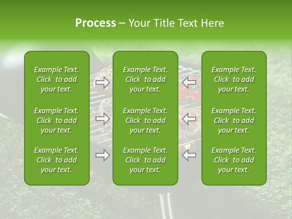 Green Sirloin Cooking PowerPoint Template