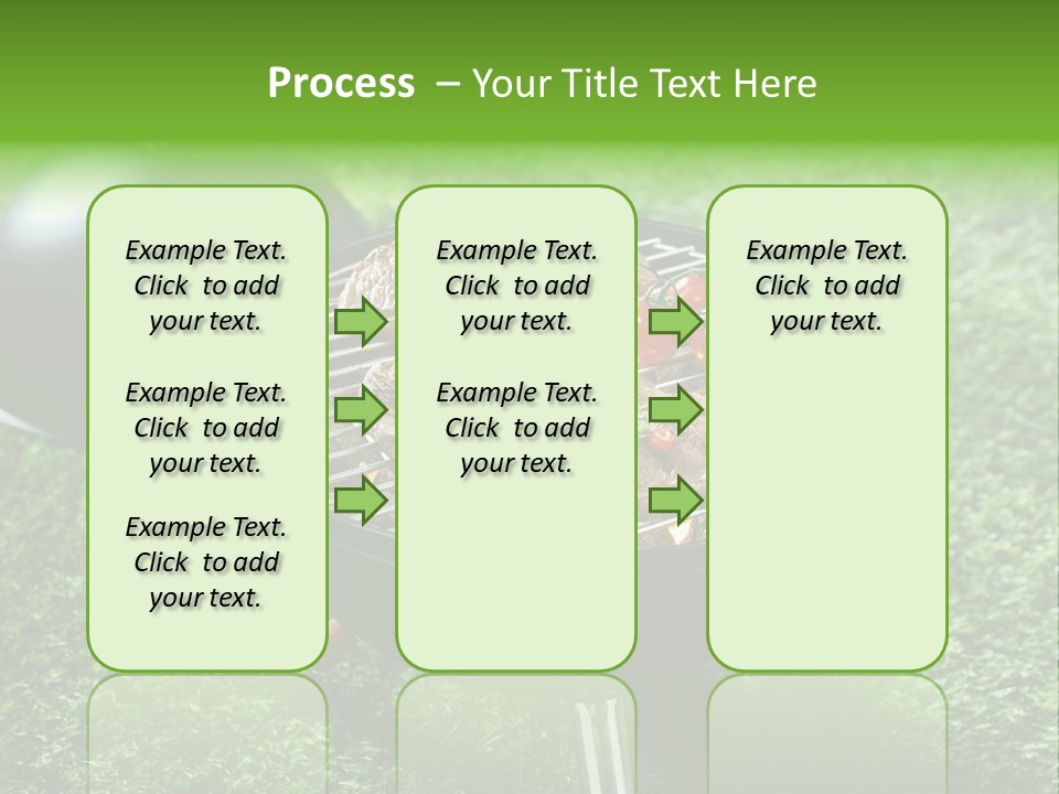 Green Sirloin Cooking PowerPoint Template