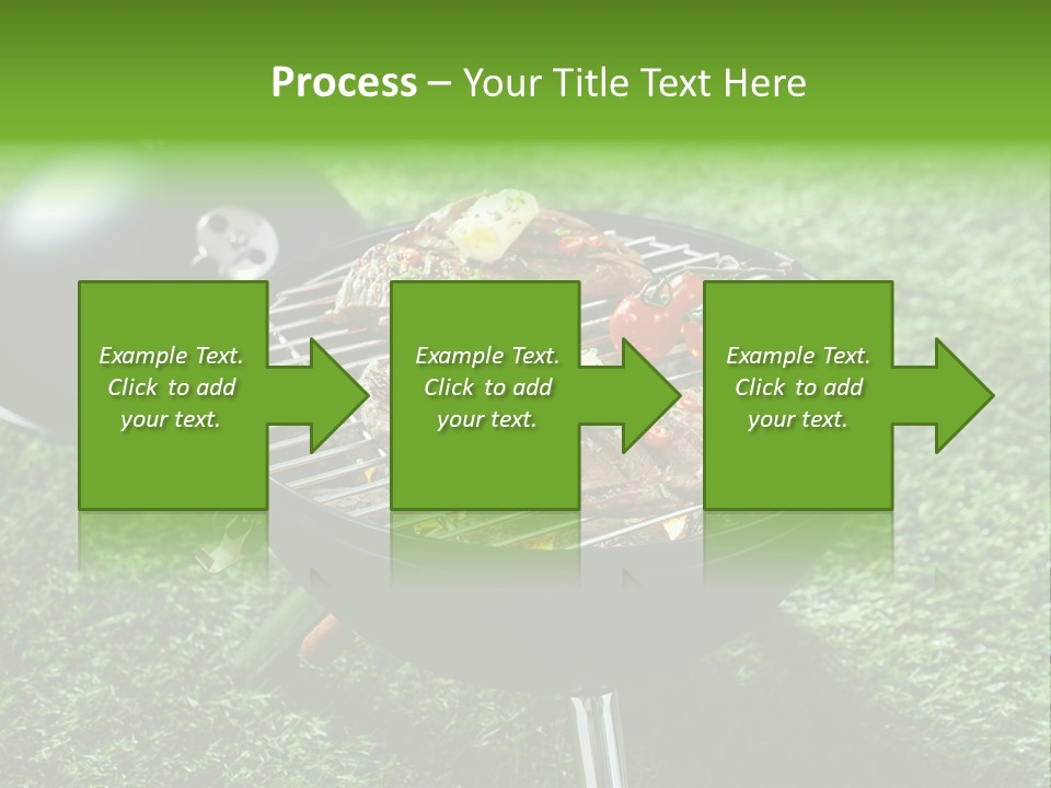 Green Sirloin Cooking PowerPoint Template