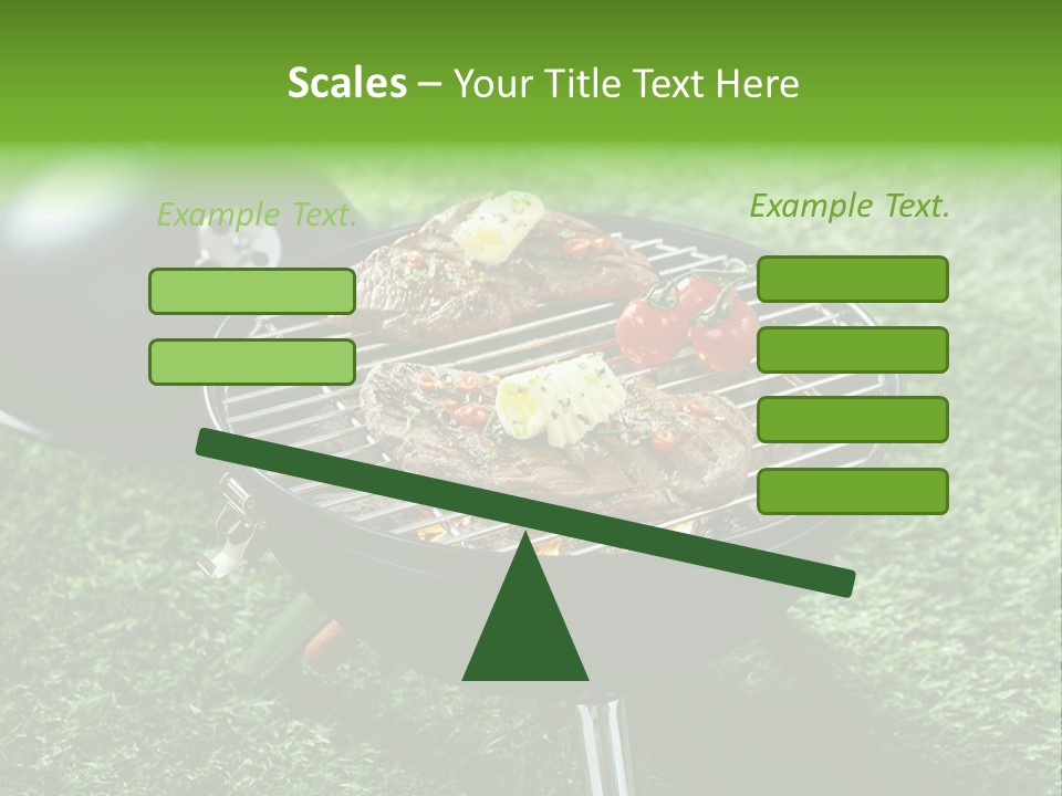 Green Sirloin Cooking PowerPoint Template
