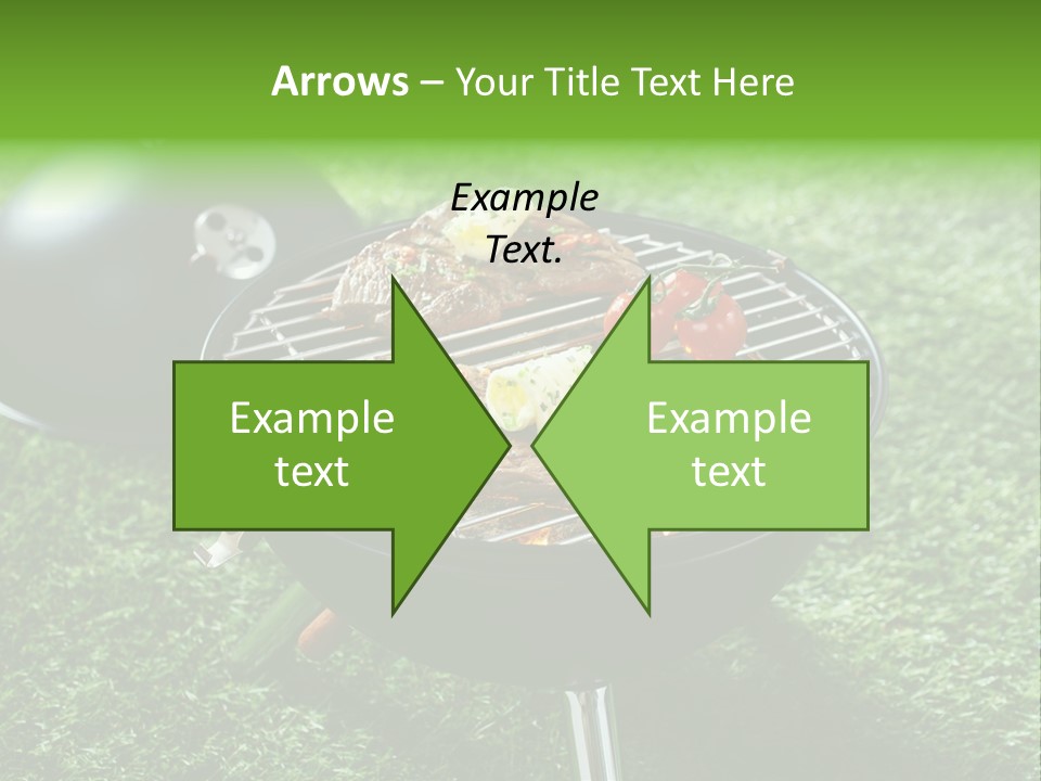 Green Sirloin Cooking PowerPoint Template