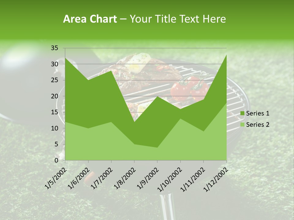 Green Sirloin Cooking PowerPoint Template